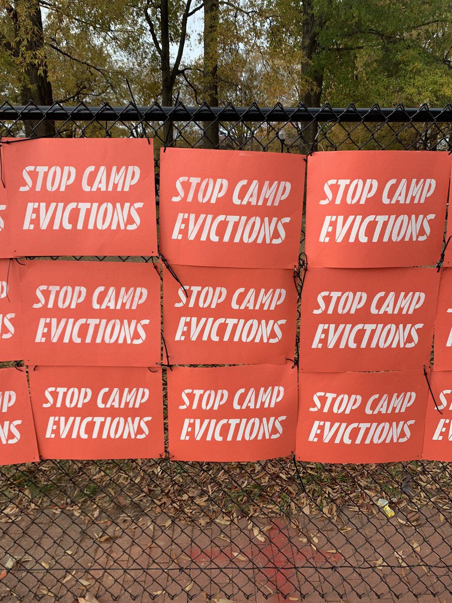 thewayhomeDC's tweet photo. We’re down here at NJ and O. There are about 20 cop cars, 2 trash trucks and a giant bulldozer. This is unconscionable. Many ppl who will be evicted have no place to go tonight. https://t.co/boMQ0NI3R8