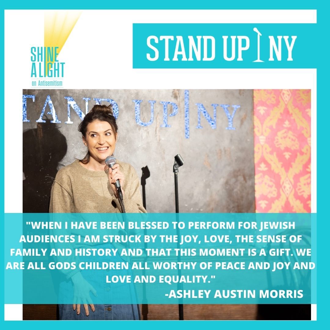 Proud to partner with Shine A Light to raise awareness about antisemitism.