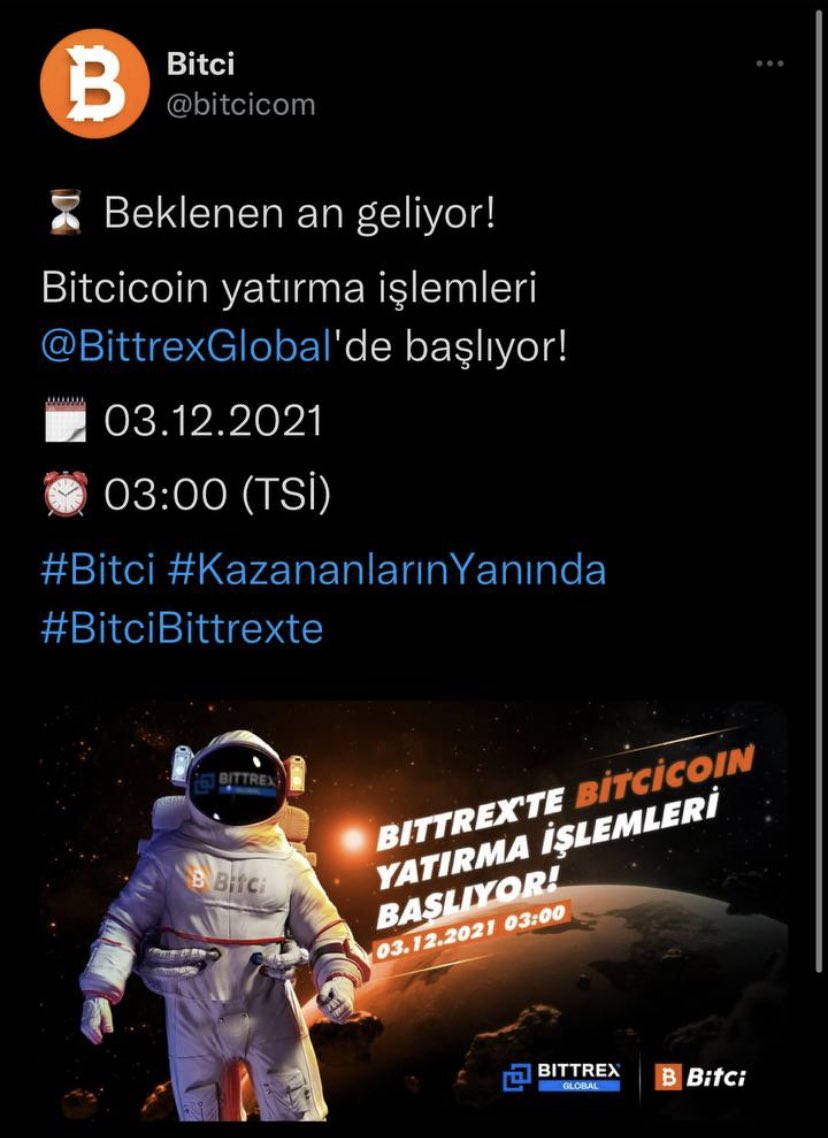 kkayakadir48's tweet photo. #BitciBittrexLastDay #BitciBittrexte #BitciBittrexLoading https://t.co/4HBJR3KHmv