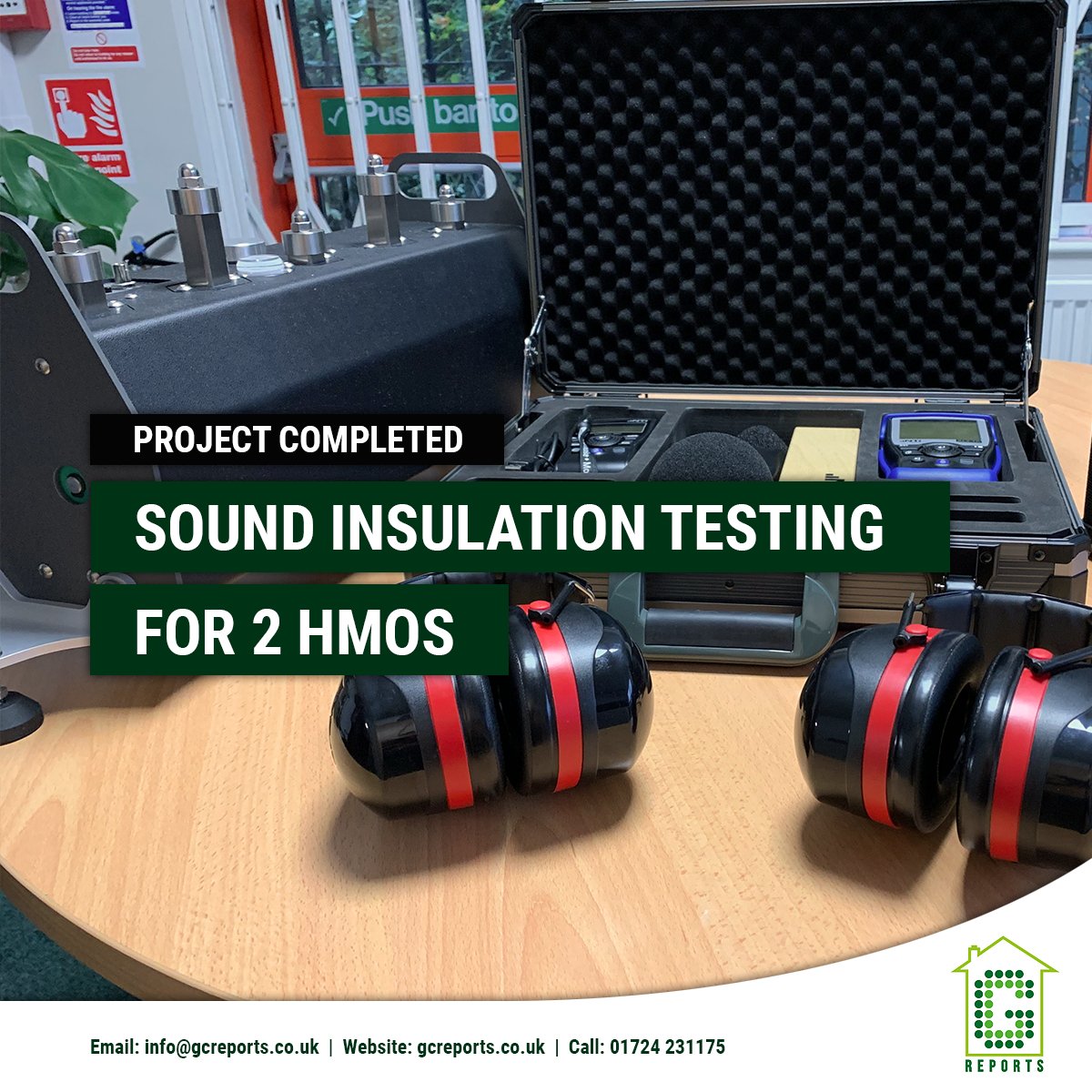 GCReports1's tweet image. We recently undertook #SoundInsulationTesting for 2 HMOs in Leicester.

The #HMO properties had party floors which needed to be tested. As the properties were done to a high standard all the tests passed, meaning the HMOs were in line with #BuildingRegulations.