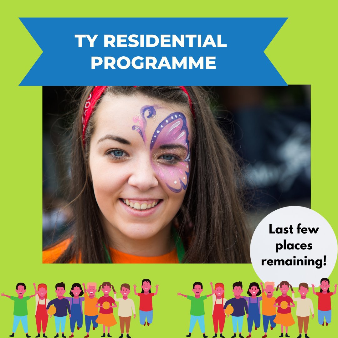 Barretstown's tweet photo. Hurry, before all the spots are gone!!

Our TY programme still has a few remaining places left. 
Find out more on our website: https://t.co/Jb5YMg5a3I

#TY #TYExperience https://t.co/jIuKZlXG1E