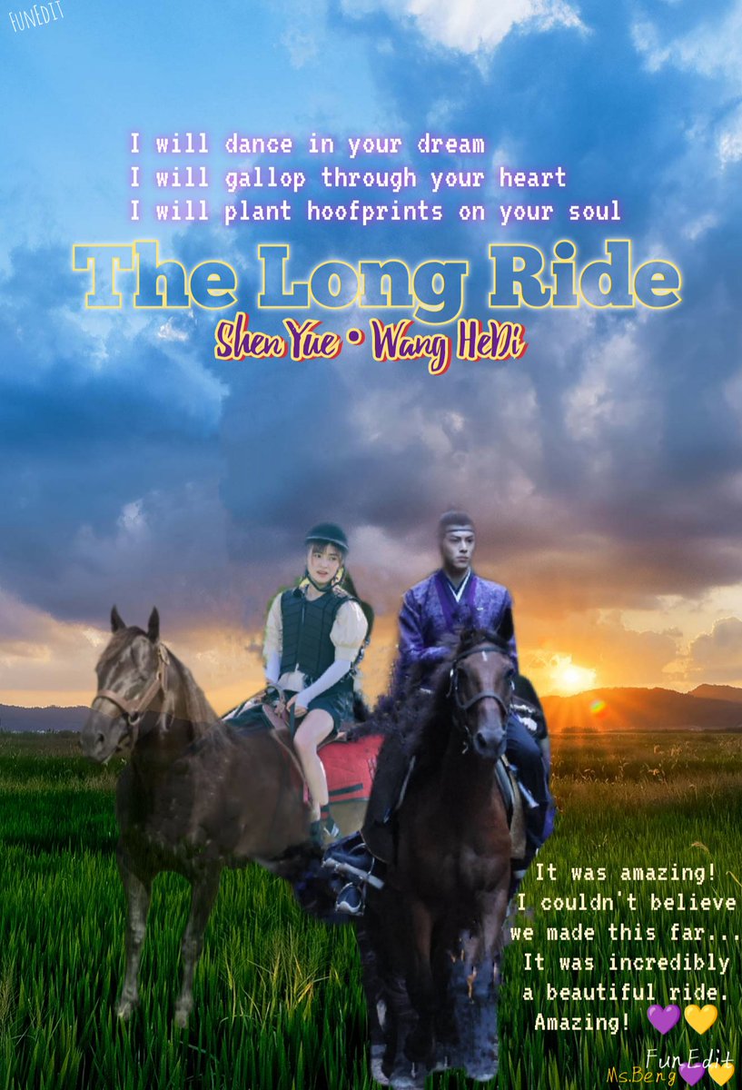 MissBeng31's tweet photo. 🐎🐎
#DiYue #YueDi
#FunEdit🤗 #FunCorner✌️
#ShenYue💘#WangHeDi https://t.co/9FUu5tcNzu