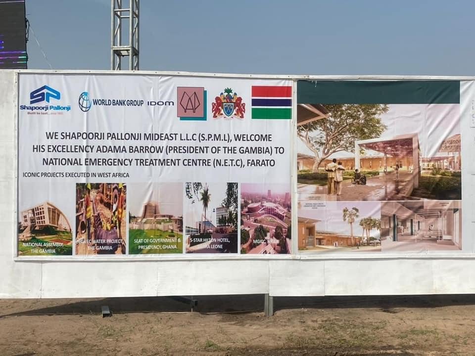 gambia_for's tweet photo. The laying of the foundation stone of the Emergency Treatment Centre in Farato by H.E. @BarrowPresident, with 1500 hospital bed capacity, a conference facilities, National Public Health Laboratories, National Blood Transfusion Services and National Observation Centre.
#Gambia https://t.co/QNKVIdZ10T