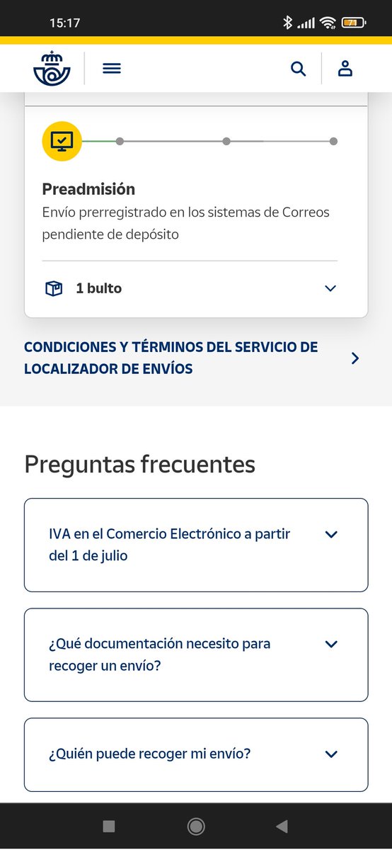 gorkendo's tweet photo. @CorreosAtiende  Hola lleva así desde 26 de noviembre he hablado con empresa me envía paquete y dice que tiene que ser re etiquetado por correos para su entrega y quería saber si es cierto lo que dicen muchas gracias https://t.co/YG6ZBjea2h