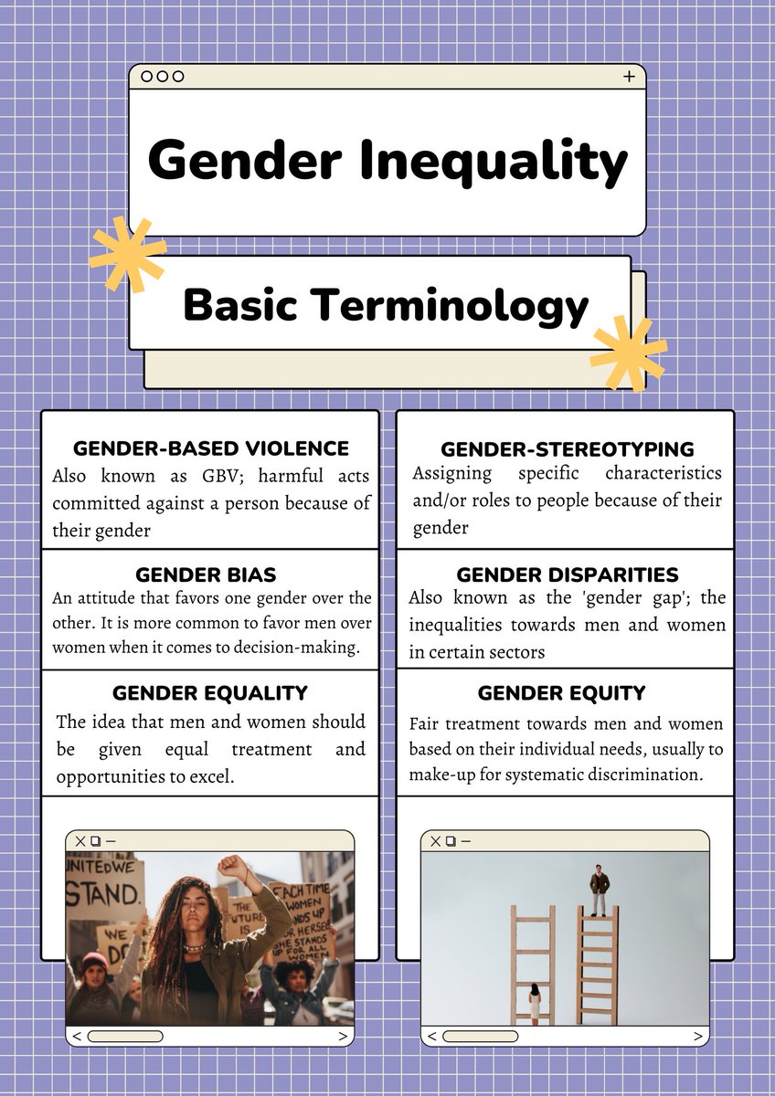 LilaCollective's tweet photo. Trigger Warning: Mentions of gender-based violence and other sensitive topics, please read at your own discretion.  

The road towards achieving equality for all is indeed a long one. What can we do to be better allies?
++

#GenderInequality https://t.co/axcFpBAafi
