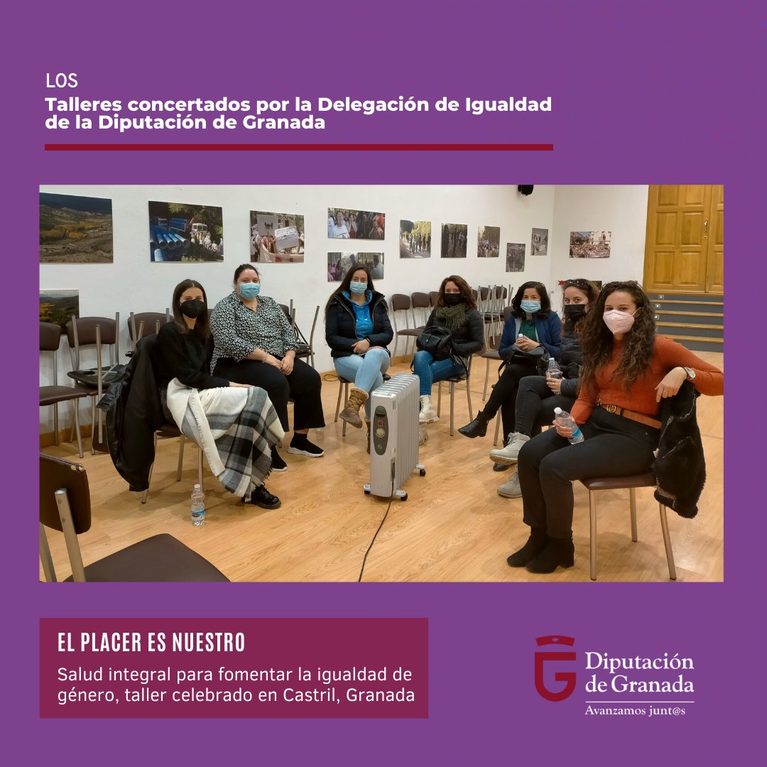 🙌 𝙀𝙡 𝙥𝙡𝙖𝙘𝙚𝙧 𝙚𝙨 𝙣𝙪𝙚𝙨𝙩𝙧𝙤
👉 Los talleres de salud integral concertados por nuestra delegación están centrados en la salud y en el bienestar de las mujeres, partiendo de una visión holística.
 👐 Indagamos juntas en las emociones, la sexualidad, la sensualidad.