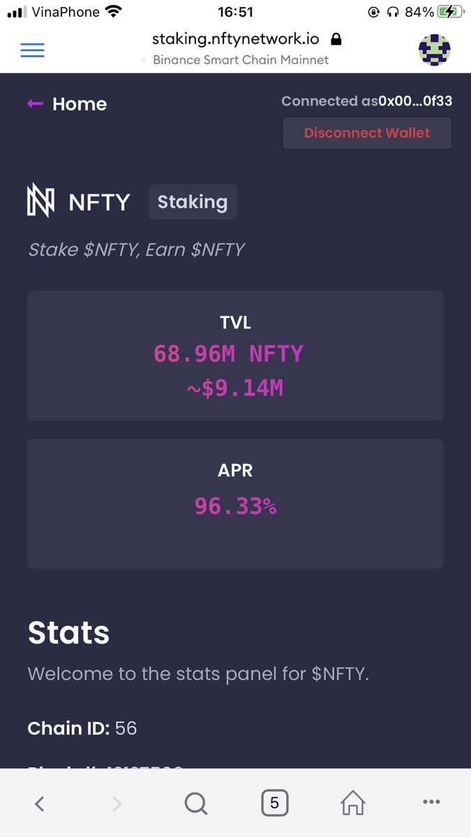 son35102499's tweet photo. @NFTYLab #NFTY staking with ~100% APR ,so sweet 💕
#DeFi #cryptocurrency https://t.co/k360Fg1Ga3