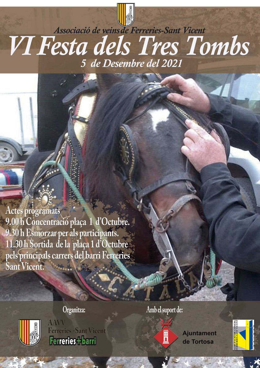AVFerreries's tweet photo. Aquest diumenge 5 retorna per fi un dels dies grans de Ferreries, la VIII Fira de Tardor organitzada per @AVFerreries, Un dia ple d'actes on xalaran grans i menuts. #Ferreries #Tortosa #FERreriesMésBarri https://t.co/iIVYV4cSBt