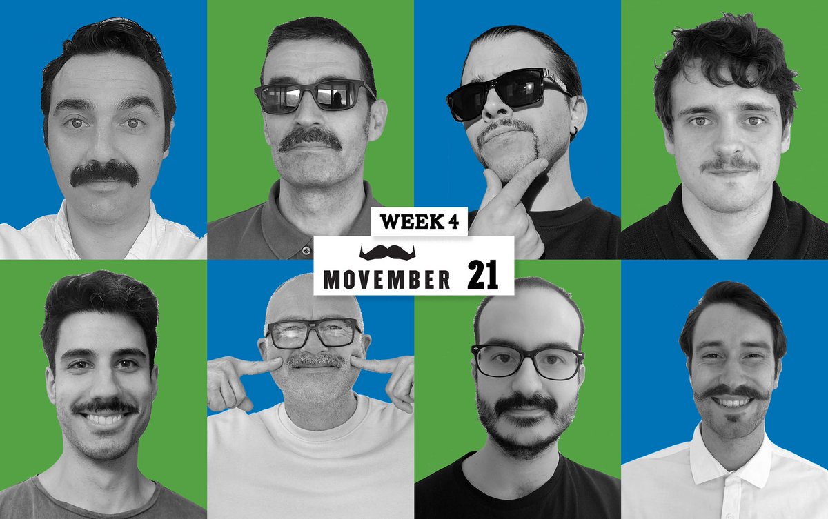 Movember is over, thanks to our team mates moustaches! We raised 400 euros for #Movember #Givingback #charity