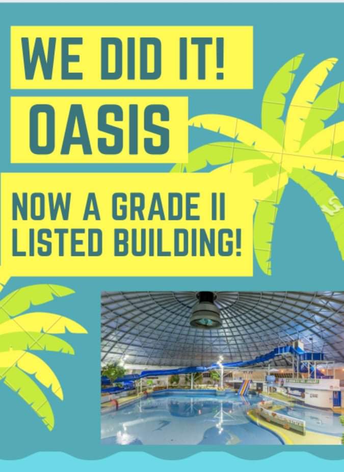 🎆 🍾 🥳 Oasis Listed! #Swindon