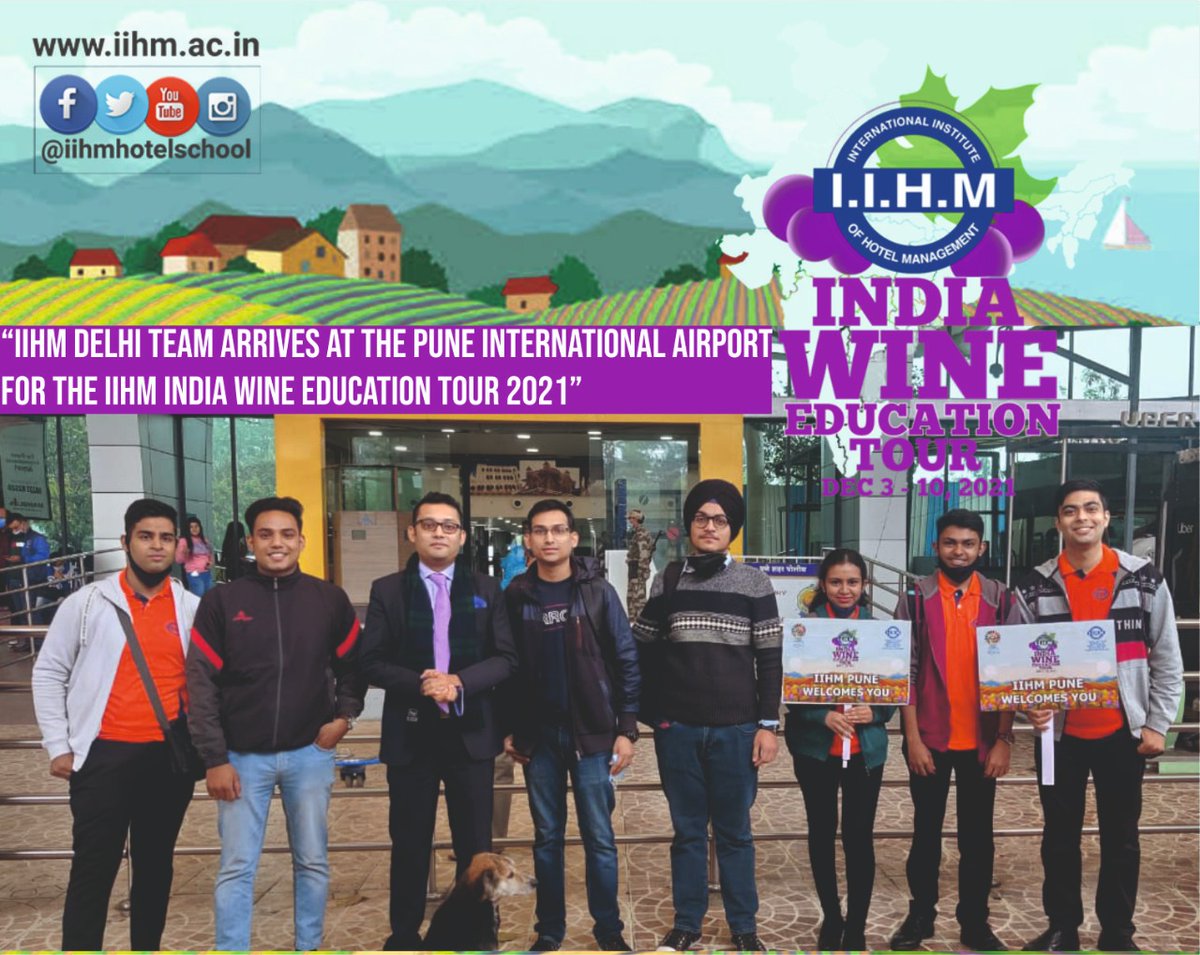 dipankariihm's tweet photo. IIHM Delhi Wishes our Wine Tour Winners from Delhi Sukhman Preet, Raghav Bajaj and Vishal Kumar Yadav Very Best for the Indian Wine Tour at Pune!! 

#IIHMHotelSchools #IIHMBest3years #winetour #bestexposure #iihmdelhi https://t.co/L89RR1aTJz