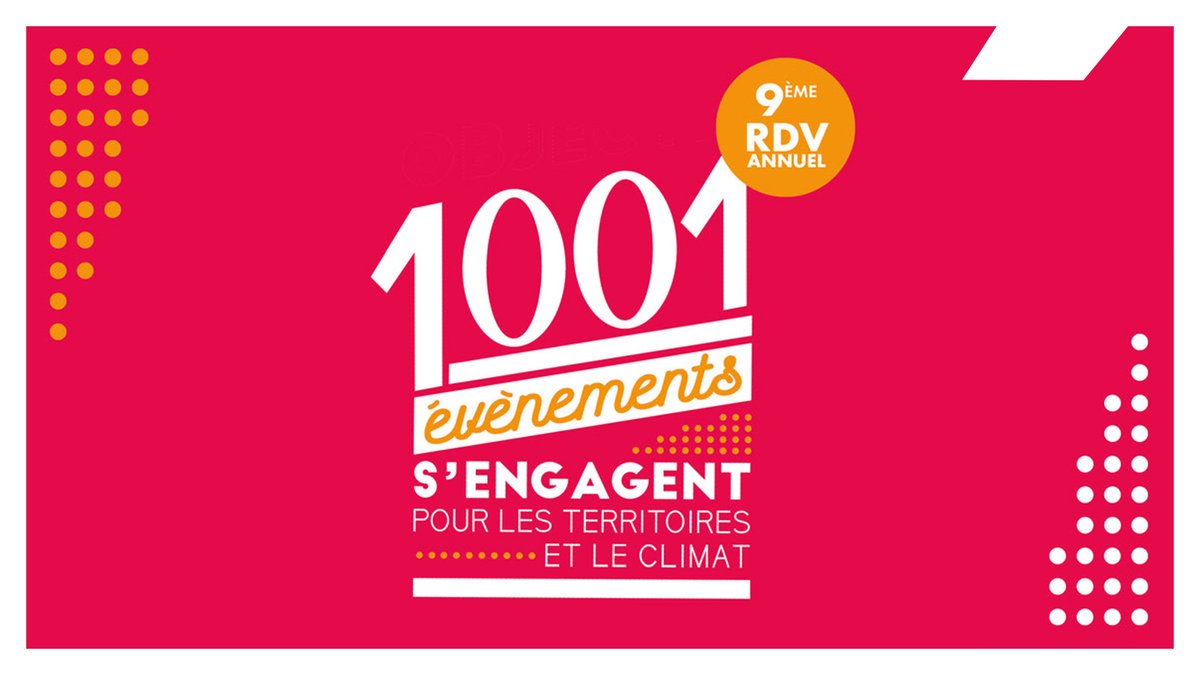 EvenementProPDL's tweet photo. Bonjour à tous ! 1001 événements organise les 13 et 14 déc. à la @LaCiteCongres les 9èmes Rencontres annuelles pour les Territoires et le #Climat. 2 jours d’échanges pour partager entre pros les solutions qui font les events durables.

#Event 
#RSE https://t.co/iPERlCXwfI