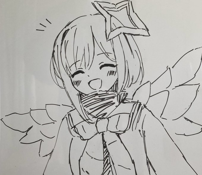 ホワイトボード落書きかなたそ 