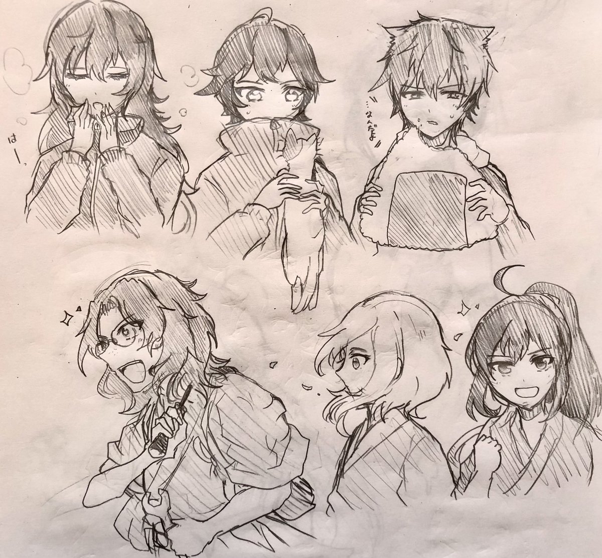 久々にアナログ落書き✏️① 