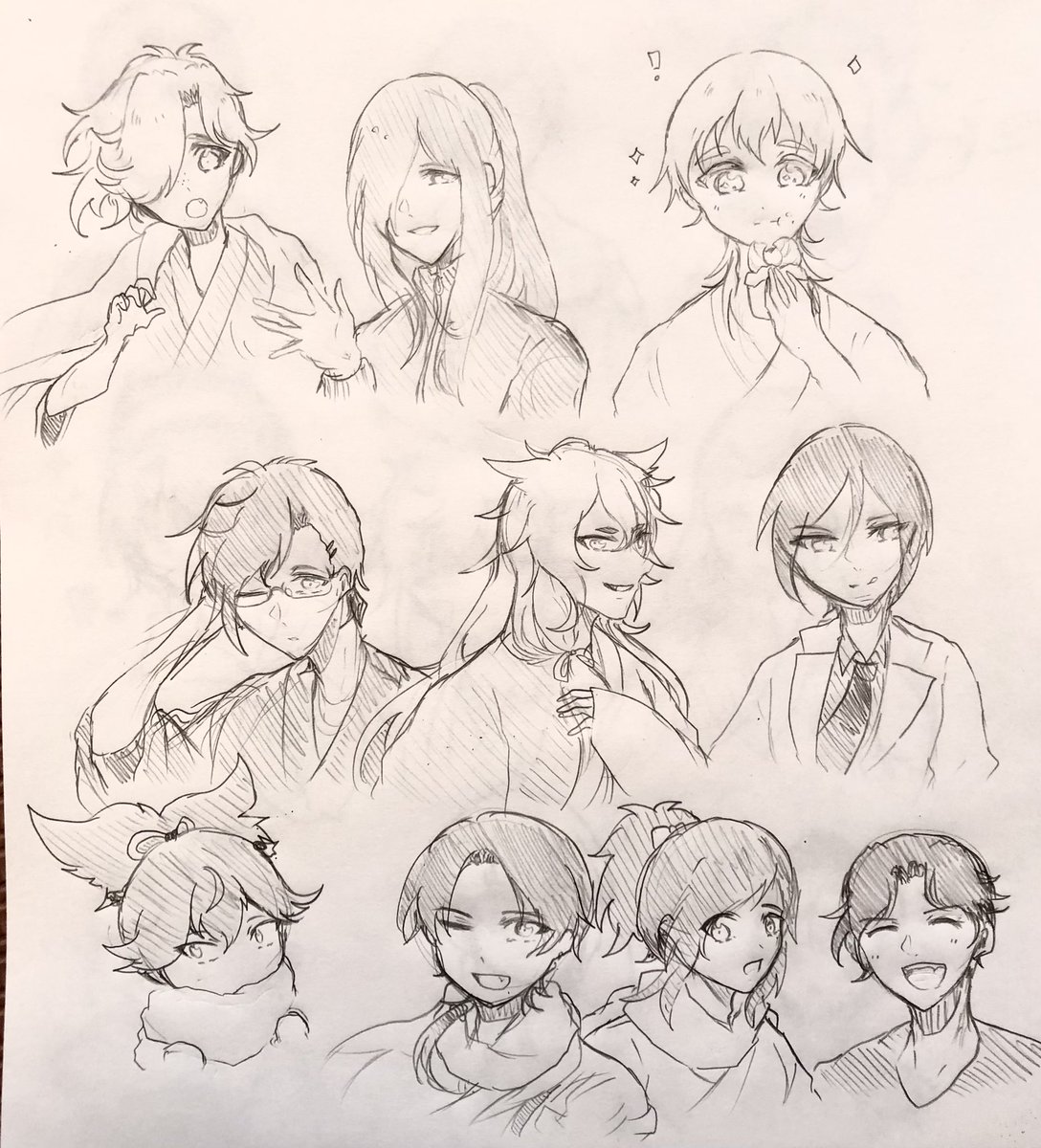 久々にアナログ落書き✏️① 