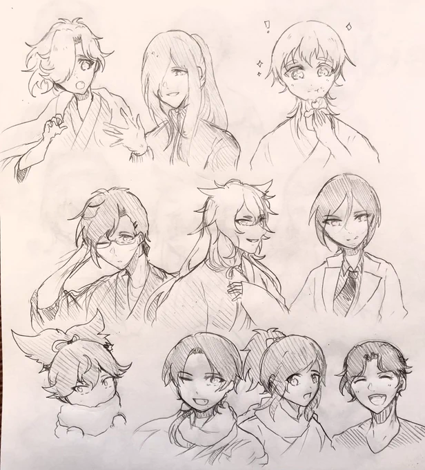 久々にアナログ落書き✏️① 