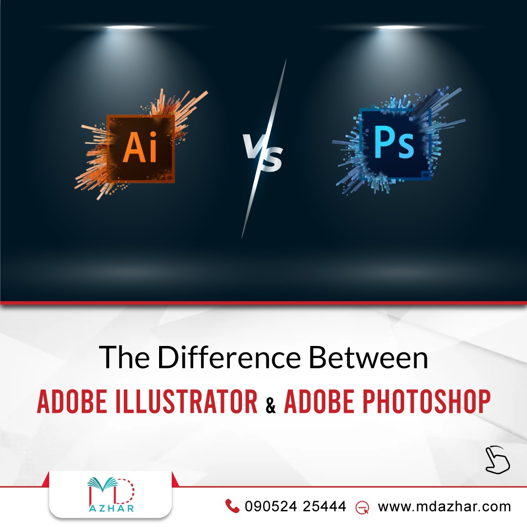 digitalazhar's tweet photo. In the World of digital design, two names remain over the rest: Photoshop and Illustrator. These two Adobe applications are incredibly famous, yet what's the difference between them
#mdazhar #adobephotoshop #adobeillustrator #difference #graphicdesign #webdesigntools https://t.co/kAYUxKbGii