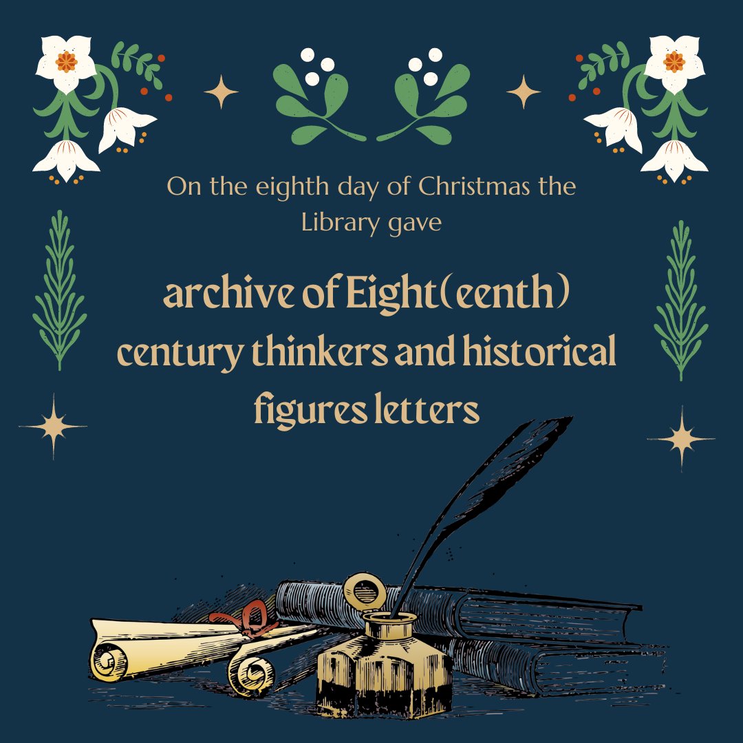 UniKentEuroLib's tweet photo. #12DaysofChristmas the Library gave eight(eenth) century archive https://t.co/tf1cePEQKA @KentBSIS @UniKentParis https://t.co/1QXsTE4a4M
