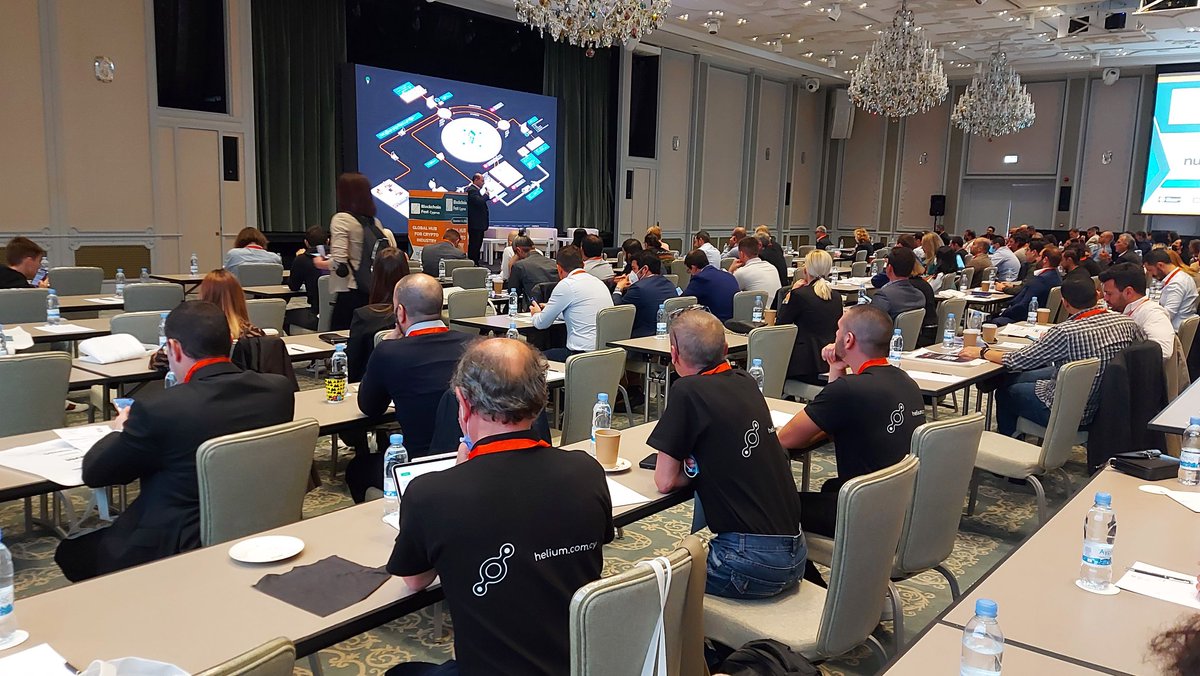 HeliumCyprus's tweet photo. Come say hello to us if you are at @blockchain_fest #Cyprus #Helium #HeliumCyprus #BlockchainFest @WarKettle https://t.co/9uMul7oHT5