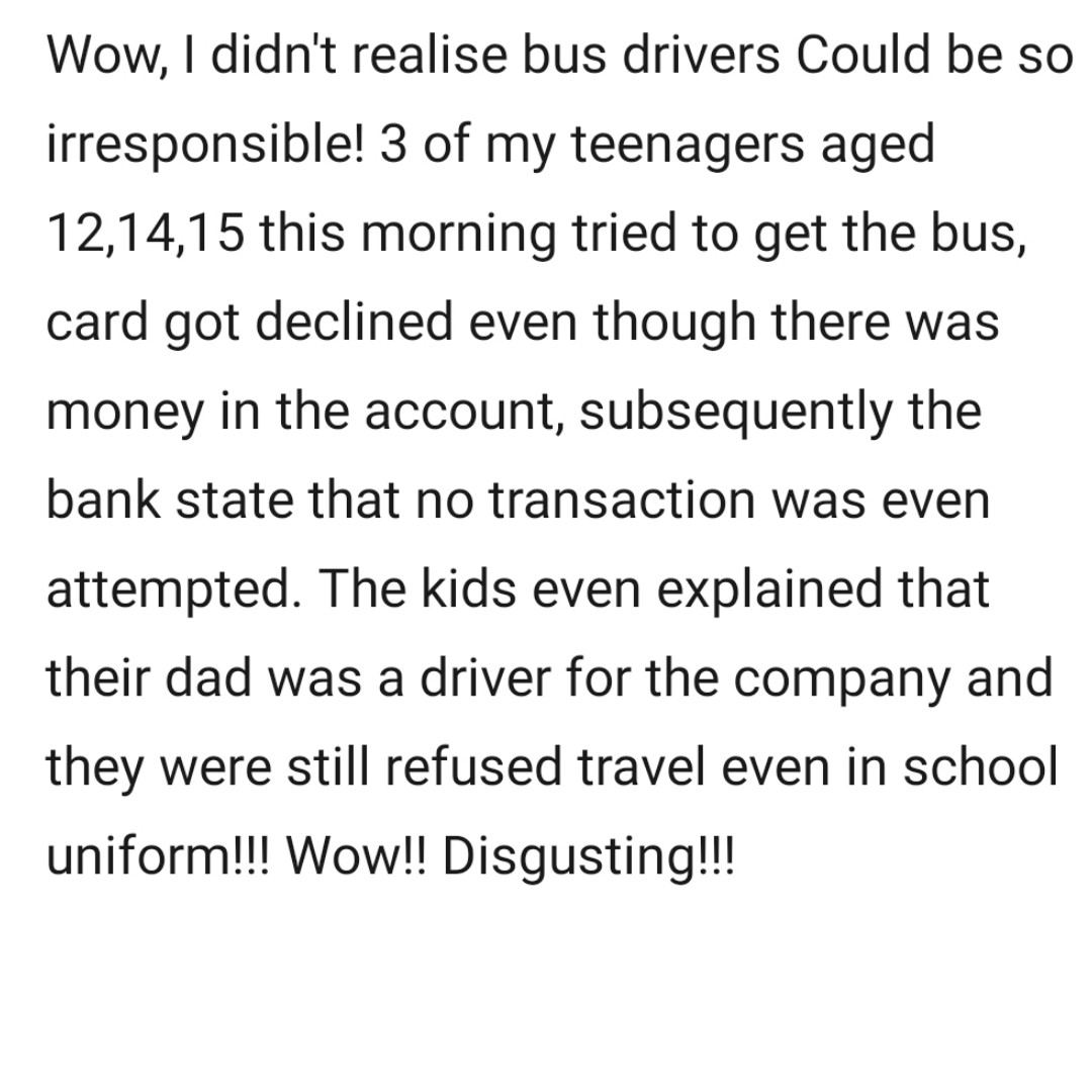 Tashapxx's tweet photo. @StagecoachSE @StagecoachEScot @Stagecoach_West @StagecoachGM @StagecoachEMid @StagecoachSouth

Wouldn't let your kids use this service to get to school!!!!! https://t.co/cCeqnt1Yjt