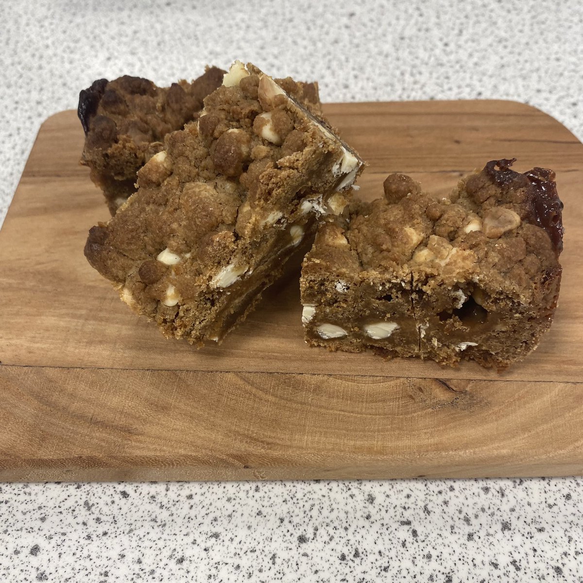 <a href="/Caldicot_Y10/">Caldicot School Year 10</a> had so much fun today making a <a href="/janespatisserie/">Jane’s Patisserie ❤️🍰</a> festive bake. These caramel gingerbread cookie bars were absolutely delicious. 
Great feedback from the students &amp; the recipe was so adaptable. I think our students cleared the local <a href="/asda/">Asda</a> out of white chocolate chips!
