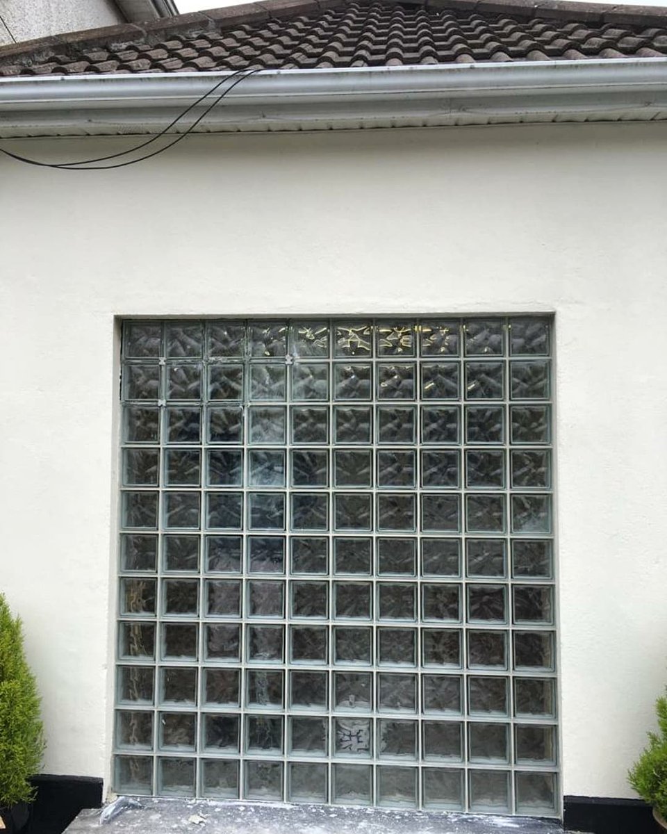 GlassBlockCo's tweet photo. Old drafty unnecessary patio doors replaced with glass blocks for light and privacy. 👌 

#glassblocks #glassblockco https://t.co/7GJCCnUVgd