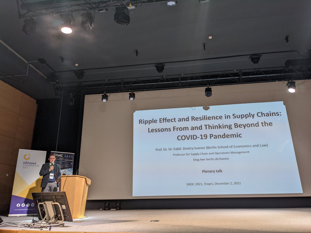 ConferenceSheic's tweet photo. Plenary session 2 with Prof.Dr.Dr.Habil. Dmitry Ivanov, about Ripple Effect and Resilience in Supply Chain: lessons from and thinking beyond the Covid19 pandemic.

Chaired by Dr.Habil.Christophe Sauvey

Zoom link: https://t.co/RYQbvbtPsF
Youtube: https://t.co/TAzJE0563N https://t.co/1f1qLW3ejM