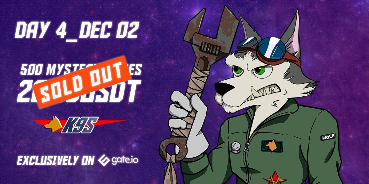 Day 4_ boxes already gone!👀

I'm sorry about the delay, I know people that were looking forward to get some boxes. Hope yall got at least one!

We've got 500 Mystery boxes yet to come. More on launch schedule later today.
#WAGMI #NFTs #NFTCommunity #K9S