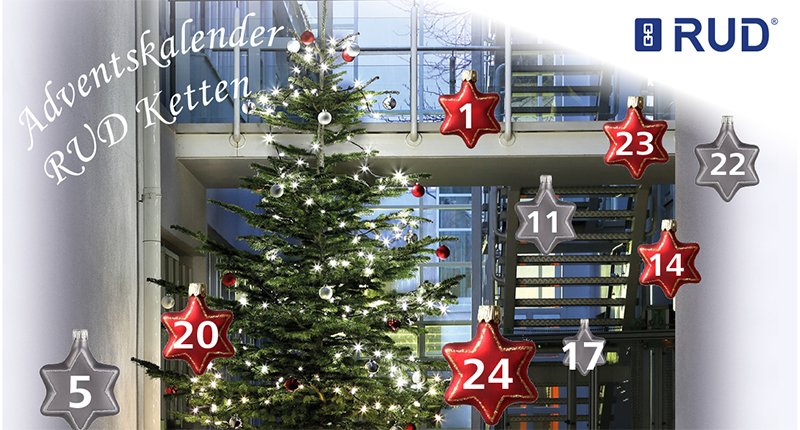 It's that time again !!!!🎄 🕯️ 
Since yesterday, you can open a door in the RUD Advent calendar every day. Exciting content and great surprises are waiting for you. Here are the surprises: adventkal.de/OzAlkCf-nB 

#RUD #RUDisGood #Adventcalendar