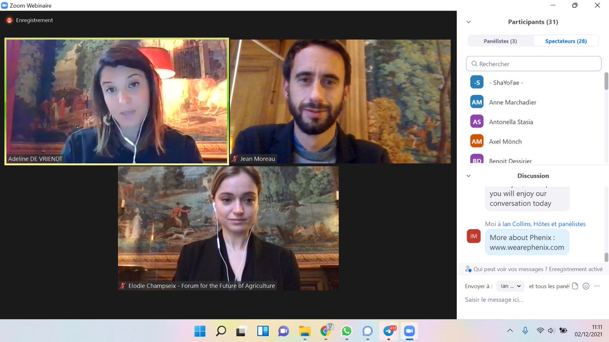 Au <a href="/ForumForAg/">Forum for the Future of Agriculture</a>, notre fondateur <a href="/Jean_MOREAU_/">Jean MOREAU</a> et Adeline De Vriendt de <a href="/MyEasyFarm/">MyEasyFarm</a> discutent des politiques européennes à adopter pour rendre notre système alimentaire plus durable