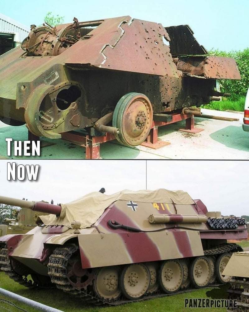 TRUFAULT's tweet photo. Jagdpanther from the Weald Foundation, UK.
This #Jagdpanther was build by the British after the war together with several other Jagdpanthers and #Panther tanks.
After testing it was send to #Bovington and was send to a fire range.
🇬🇧
#tank #History #Panzer #WW2 #WWII #2W2 https://t.co/hmLegJQFCY