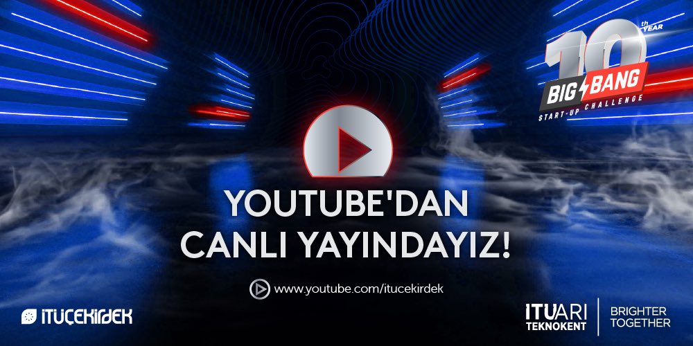 itucekirdek's tweet photo. Youtube üzerinden canlı yayındayız! 💥

Linke tıklayın ve hemen canlı yayına katılın! 👉 https://t.co/eYBxleYPuM

#Pioneers #ÖncülerinSahnesi #BigBang2021 https://t.co/JQMi1X3Moo