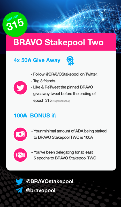 BRAVO Stakepool 🇳🇱 tweet media