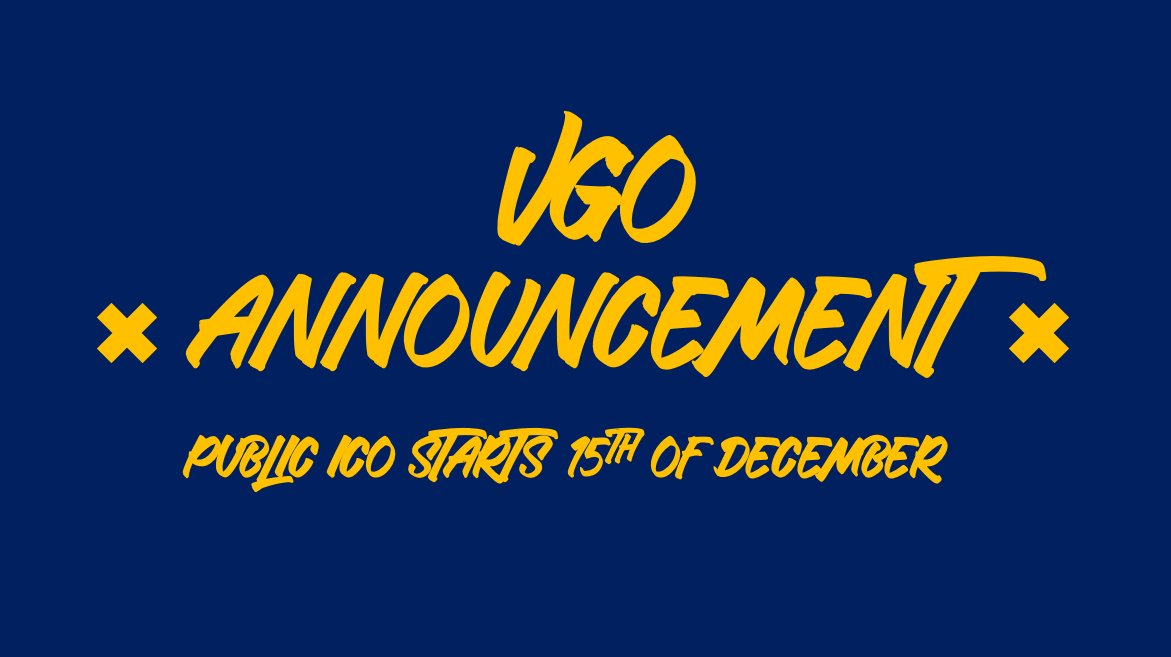 $VGO Public ICO will start 15th of December for the Binance Smart Chain #BSC Token. 

For more information, visit: vagabondapp.io/ico

$VGO pairs will be $BNB and $XRP

#ICO #CryptoGems #Binance #CryptocurrencyNews #Crypto #BinanceSmartChain <a href="/ICODrops/">ICO Drops</a> <a href="/ICOAnnouncement/">ICO Announcement</a>
