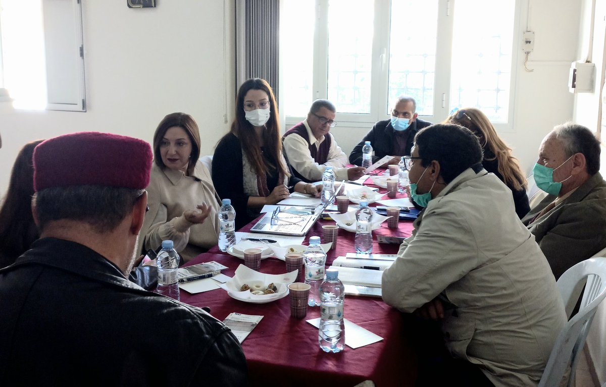 BouaichaSabrine's tweet photo. in Nabeul with #AFH headquarters &amp; regional representatives to conduct the 5th local CSOs consultation on #citizen_Charter: a participatory tool to improve #transparency &amp; #Accountability of public services. Part of #OECDgov project in Tunisia. Funded by @UKinTunisia https://t.co/SrEQMirzlU