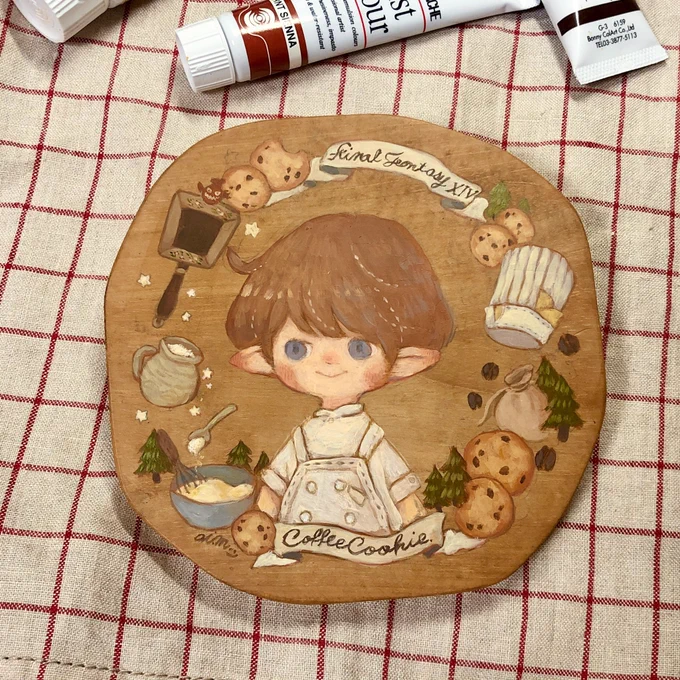 ありがとうコーヒークッキー🍪
コーヒークッキー焼きまくってた時に描いた絵 #FF14 