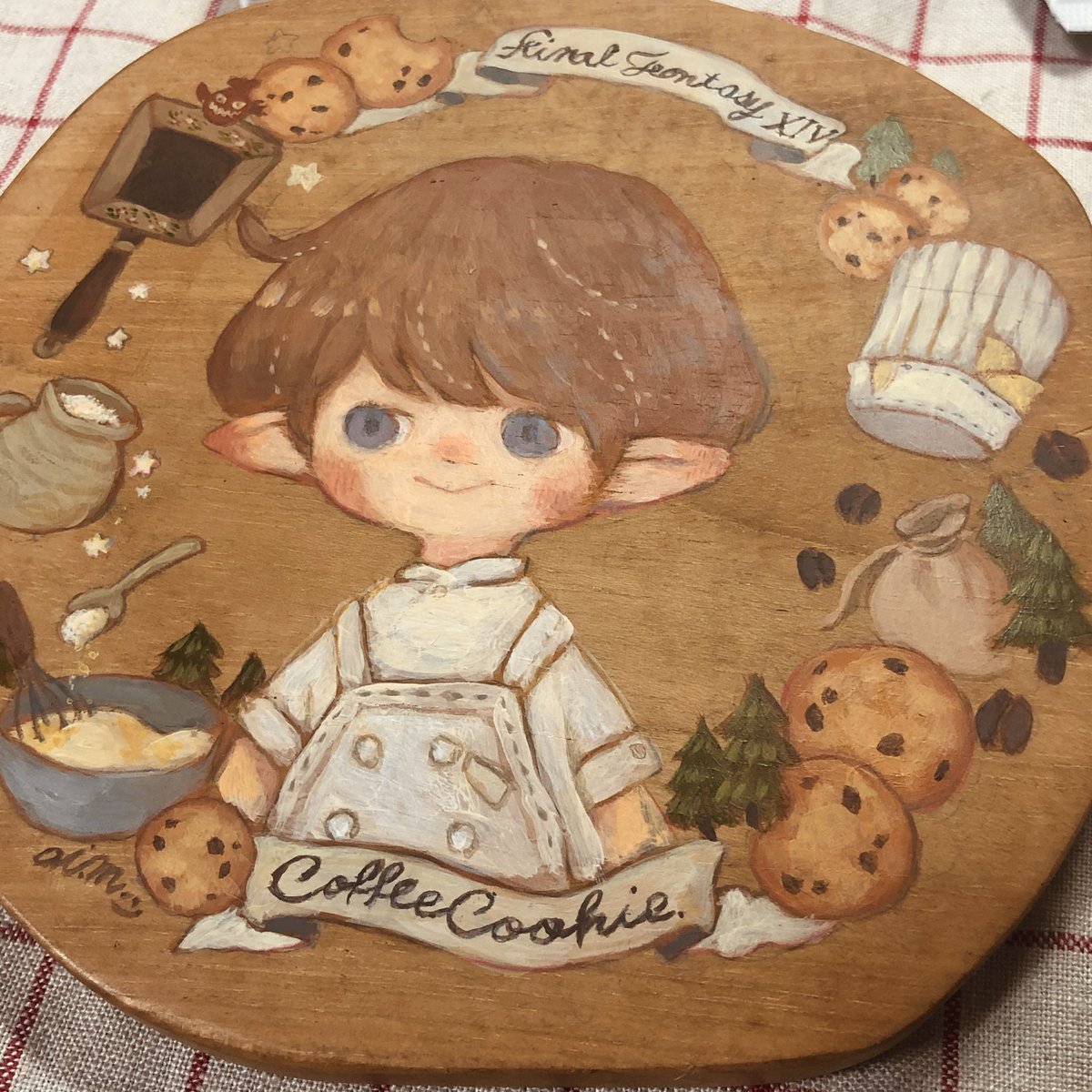 FF14「ありがとうコーヒークッキー🍪
コーヒークッキー焼きまくってた時に描いた絵 #F」|ロミミ🍞本の再販作業中…のイラスト