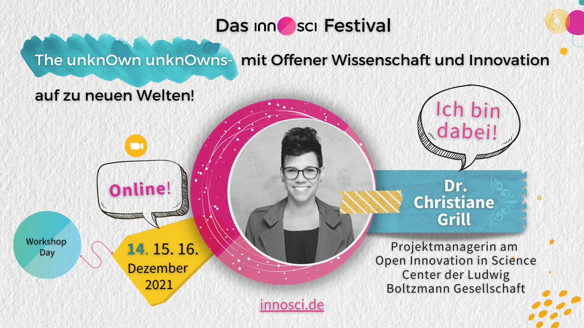 Wer soll entscheiden, was erforscht wird? Priority Setting in der Wissenschaft: Dazu ist unsere <a href="/ChristianeGrill/">Christiane Grill</a> als Inputgeberin am 14.12. beim #WorkshopDay am #innOsciFestival. Anmeldung noch offen, online und kostenlos!👉innosci.hivebrite.com/events/64457