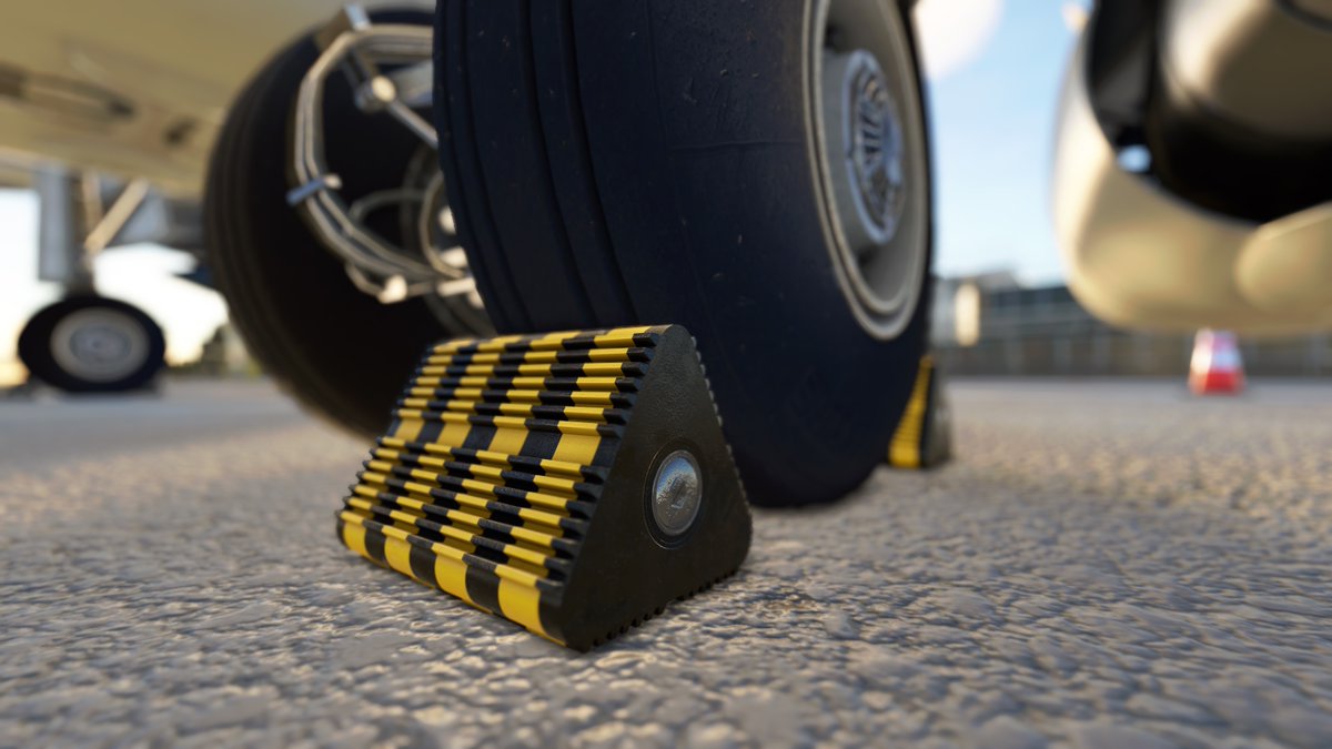 FlyByWireSim's tweet image. Chockingly new ground equipment coming soon!