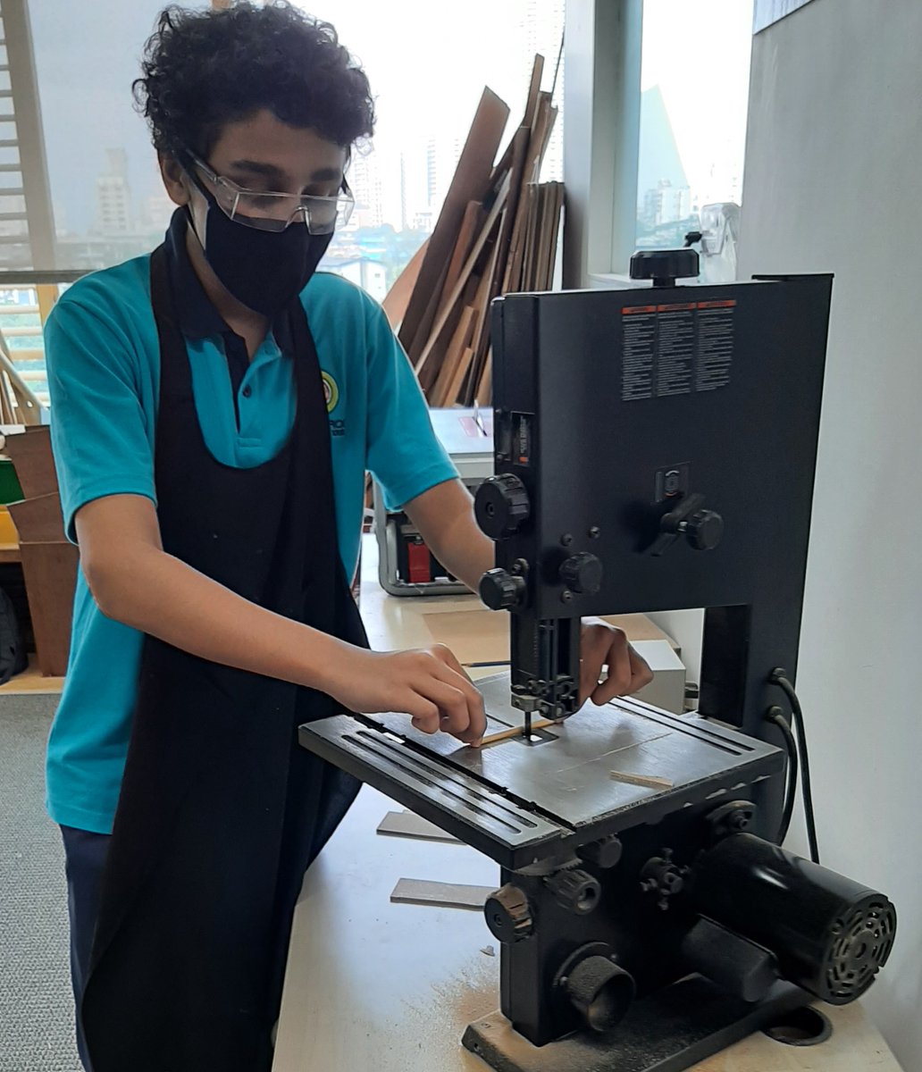 iamvwagh's tweet image. It&apos;s so good to see them working in the workshop. Work in progress.  #MYPDesign #CreatingTheSolution  @oismumbai