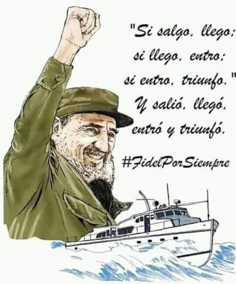 De #FidelPorSiempre "...nuestro pueblo es el alma y el brazo poderoso de nuestras Fuerzas Armadas Revolucionarias"
#65AniversarioFAR 
#PuebloUniformado