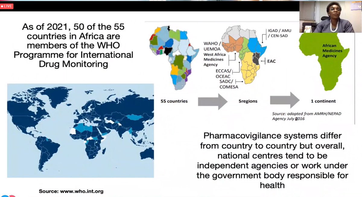 Helen Byomire Ndagije (@UNDAuthority) speaks about #pharmacovigilance regulations in Uganda, as well as the recent establishment of the #AMA and the ongoing strengthening and harmonization of regulatory systems across African countries. #EUPV2021 #WHO #drugsafety