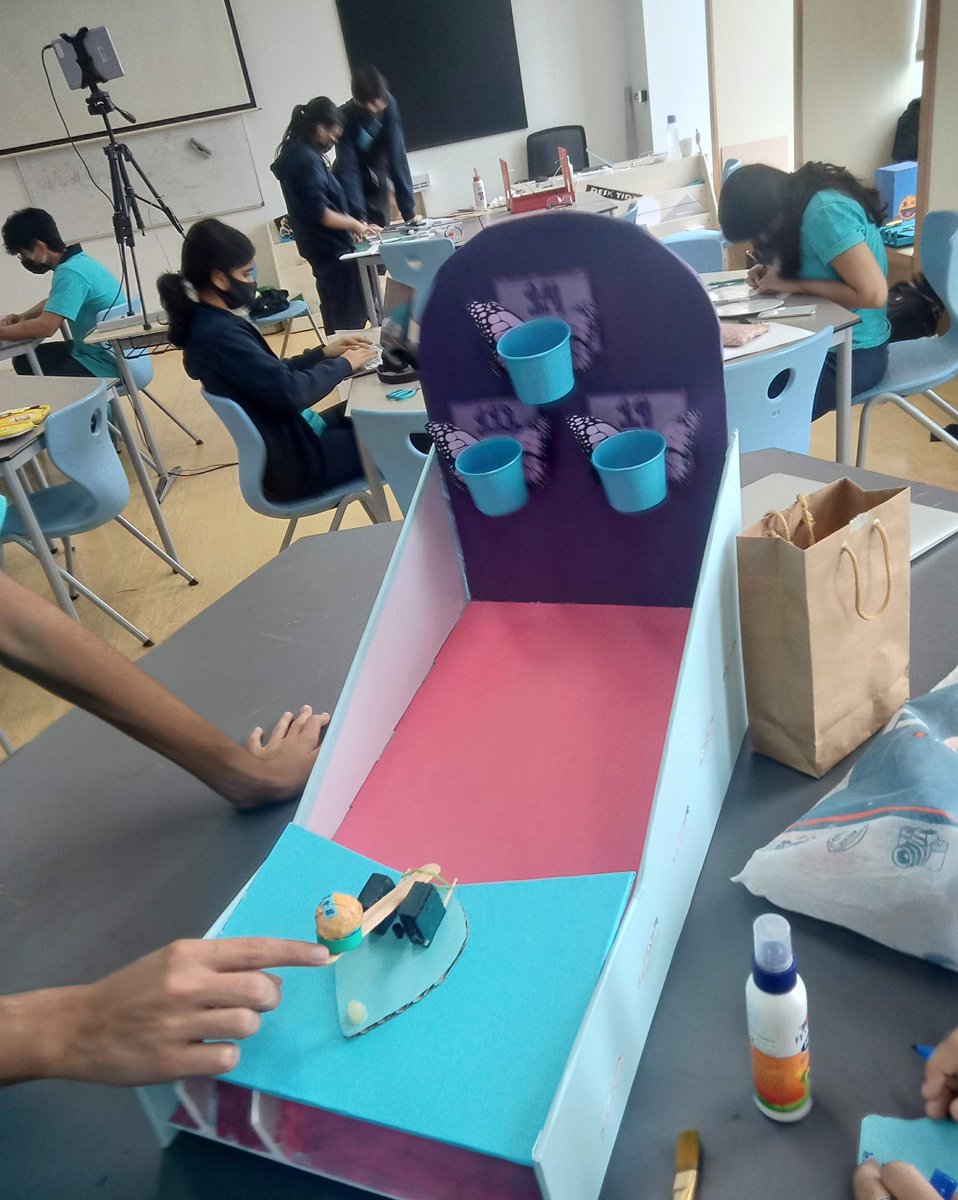 iamvwagh's tweet image. It&apos;s so good to see them working in the workshop. Work in progress.  #MYPDesign #CreatingTheSolution  @oismumbai