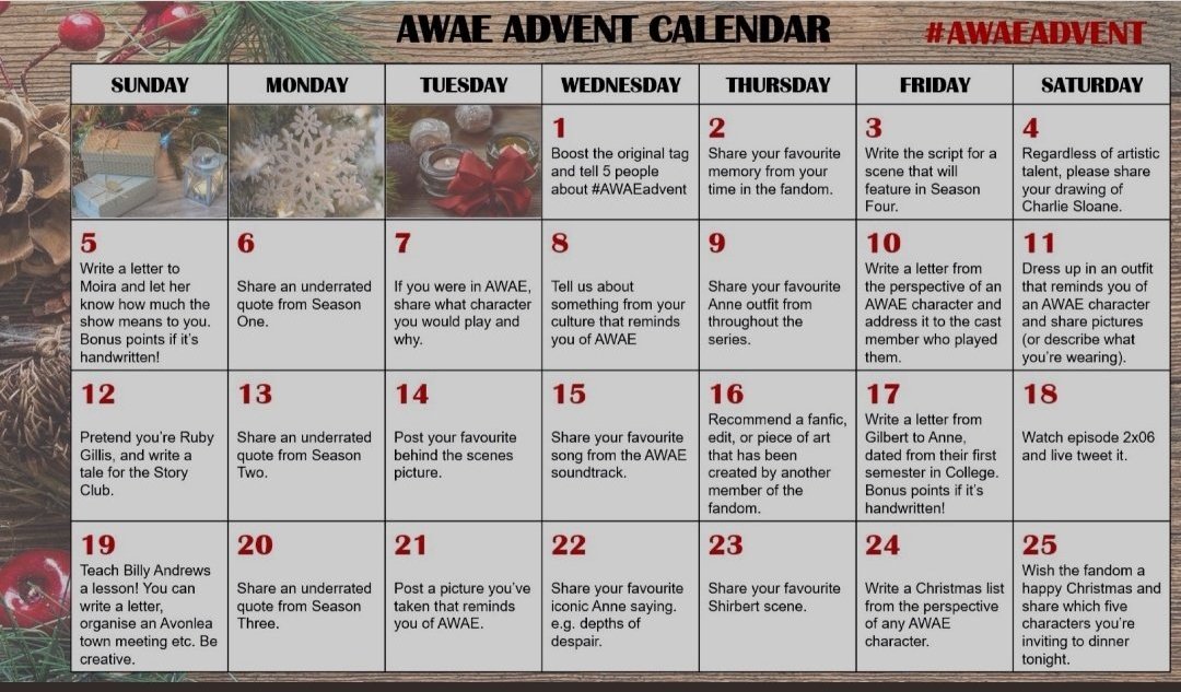 just_one_thing9's tweet photo. I haven't been here very long so my favorite memory is @TheAvonleaBard's recent trending party.
#TwoYearsWithoutAnne
#AWAEadvent https://t.co/fN8A6ih2hc