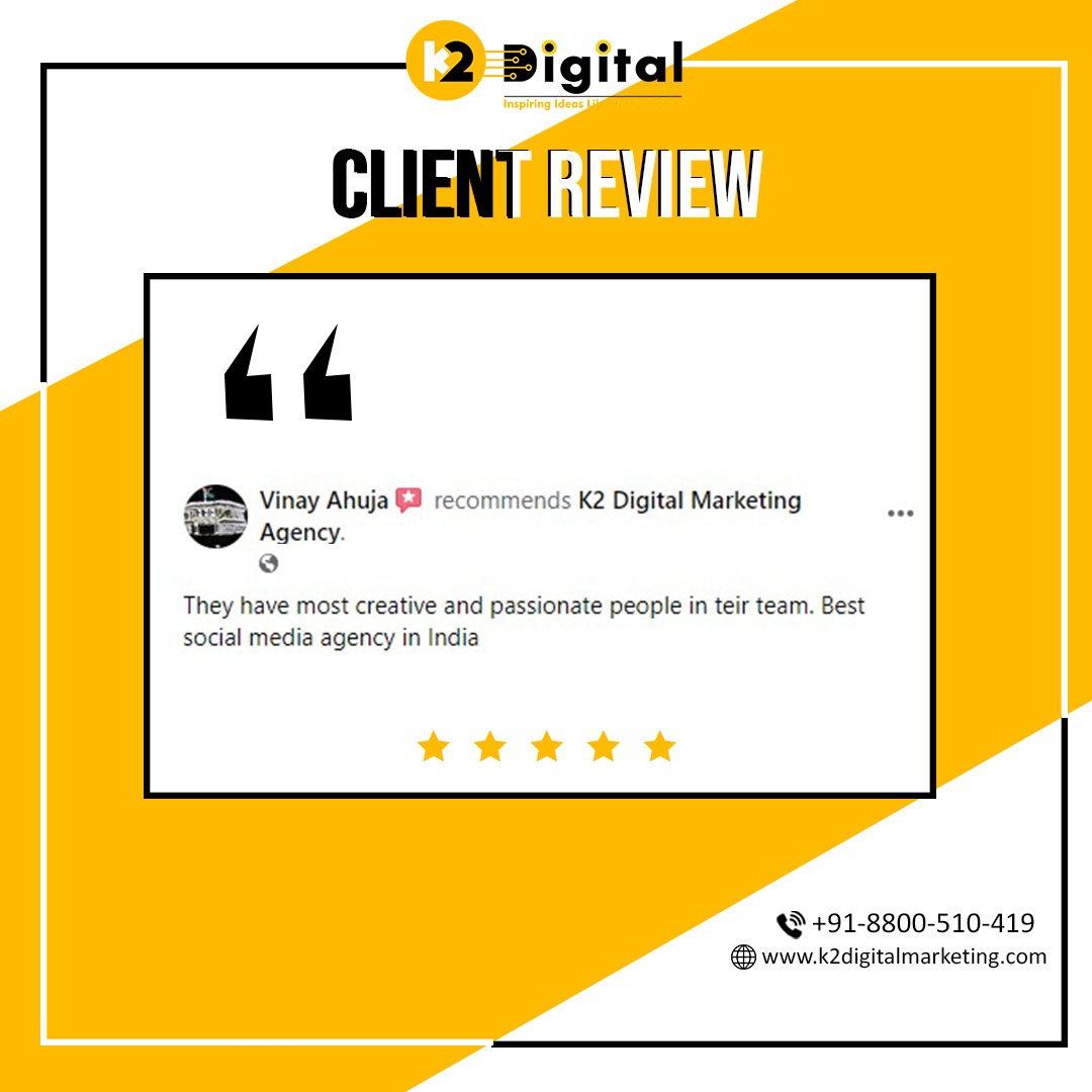 k2digimarketing's tweet photo. Client Review ,What our client says ?
.
.
.
.
.
#k2digitalmarketingagency #testimonials #client #teamdigitalpardeepp #leadingonlinemedium #leading #onlinemarketing #smallbusiness #googleads #facebookadsexpert #digitalmarketingagency #startup #strategy #marketingstrategy #delhi https://t.co/2ENKl96TrY