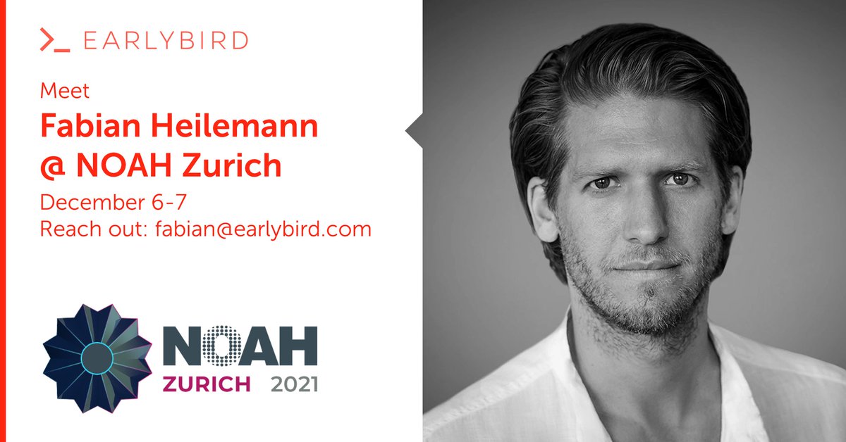 Climate-tech entrepreneurs of Europe meet me at  NOAH Conference Zurich on 6-7 Dec! Join my on-stage fireside chat w' Deed's CEO Deevee Kashi on Tue Dec 7 at 1255 h. <a href="/MarcoRodzynek/">Marco Rodzynek</a>  <a href="/EarlybirdVC/">Earlybird VC</a> 
#EBVClive #startups #growth #sustainability #Europe #impactinvestment