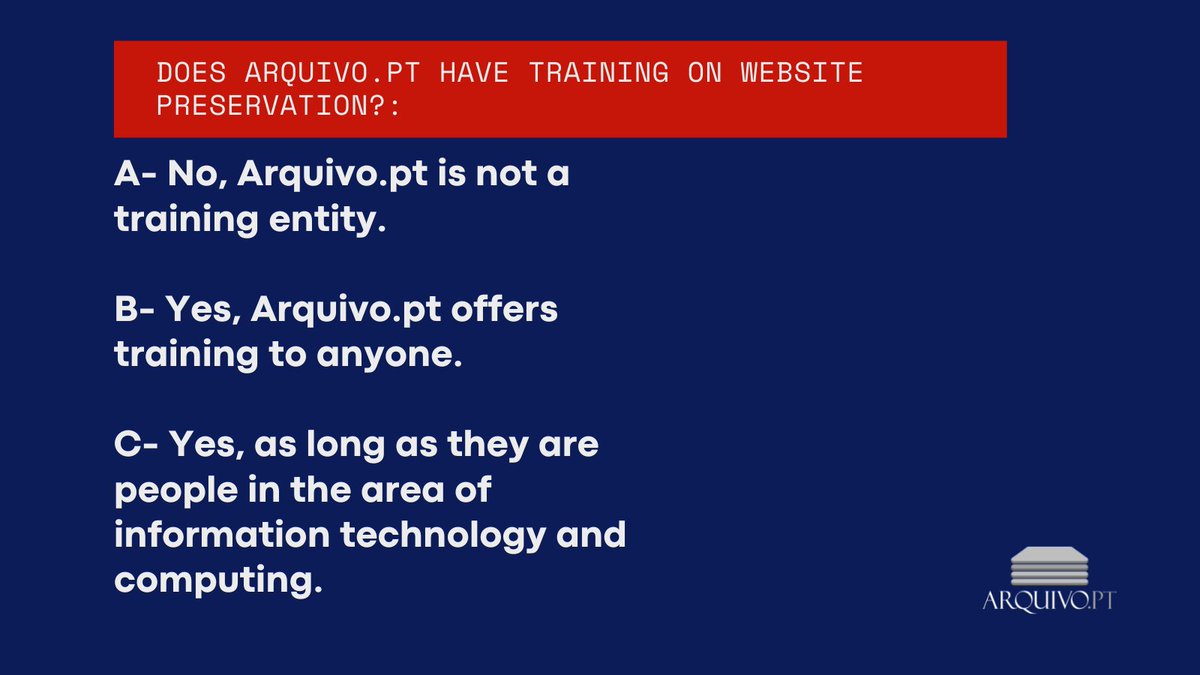 Share with us your knowledge about Arquivo.pt.
Write your answer in the comments.
