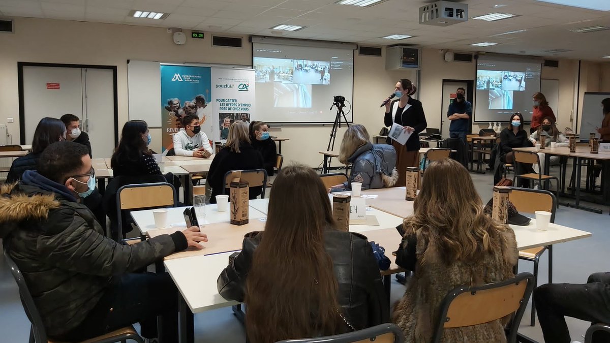 En partenariat avec <a href="/epaAura/">EPA AURA</a>, des étudiants de BTS se mobilisent autour du défi entrepreneurial lancé par les 5 Caisses régionales <a href="/Credit_Agricole/">Groupe Crédit Agricole</a> en <a href="/auvergnerhalpes/">Auvergne-Rhône-Alpes</a>. Objectif : pitcher en 2min leur projet devant un jury. En fin de journée, un « super » lauréat sera élu 👏