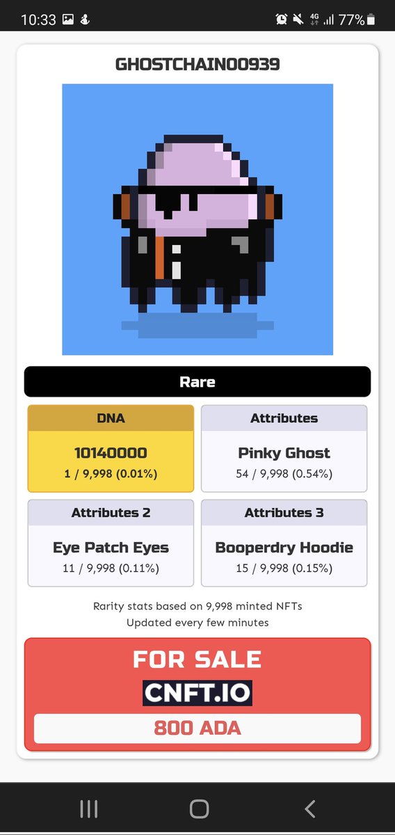 MRDT681's tweet photo. Four Rare "Uniques" that are currently available, for those on the #ghostchain hunt! #dnanft #uniquenft @nftghostchain
#CNFTCommunity https://t.co/MP00sUd4Ef