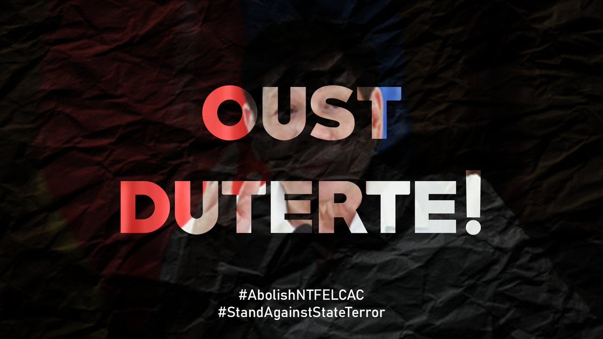 KasamaNiyo's tweet photo. Tumitindig ako kaisa ng panawagan ng taumbayang buwagin ang NTF-ELCAC!

Mandato nitong supilin ang batayang karapatang pantao kaysa tugunan ang ugat ng armadong tunggalian. Sama-sama nating tibayan ang hanay laban sa terorismo ng estado!

#AbolishNTFELCAC
#StandAgainstStateTerror https://t.co/2CNkGchj05